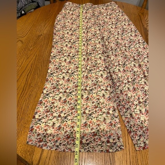 Cato Floral Wide Leg Flare Elastic Waist Dress or Casual Pants - Picture 15 of 16